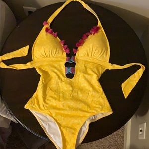 OndadeMar Yellow one piece swimsuit